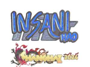 Sticker | insani (Holo) | Shanghai 2024