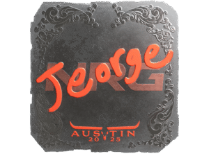 Sticker | jeorge (Foil) | Austin 2025