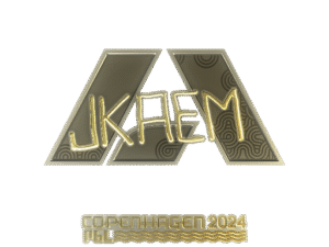 Sticker | jkaem (Gold) | Copenhagen 2024