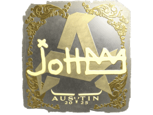 Sticker | jottAAA (Gold) | Austin 2025