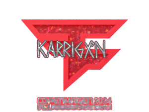 Sticker | karrigan (Glitter) | Copenhagen 2024