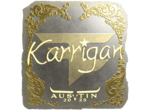 Sticker | karrigan (Gold) | Austin 2025