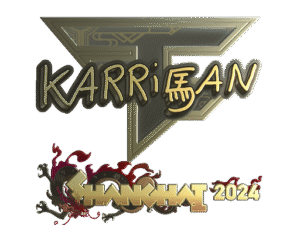 Sticker | karrigan (Gold) | Shanghai 2024