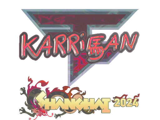 Sticker | karrigan (Holo) | Shanghai 2024