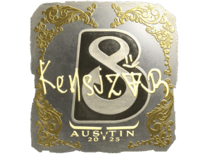 Sticker | kensizor (Gold) | Austin 2025
