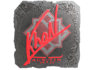Sticker | khaN (Foil) | Austin 2025