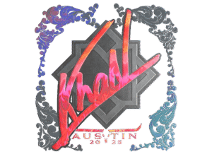 Sticker | khaN (Holo) | Austin 2025