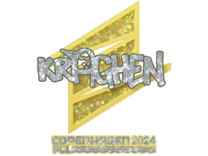 Sticker | kraghen (Glitter) | Copenhagen 2024