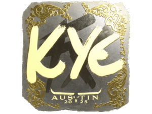 Sticker | kye (Gold) | Austin 2025