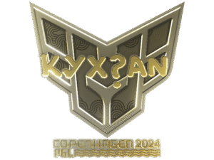 Sticker | kyxsan (Gold) | Copenhagen 2024