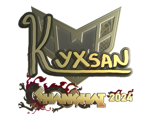 Sticker | kyxsan (Gold) | Shanghai 2024