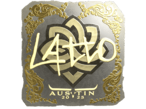 Sticker | latto (Gold) | Austin 2025