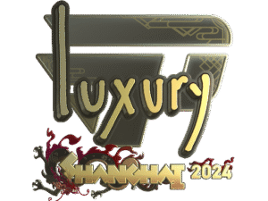 Sticker | lux (Gold) | Shanghai 2024
