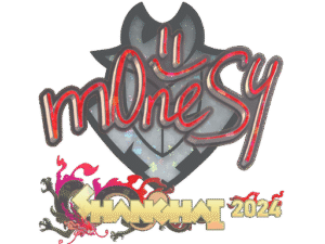 Sticker | m0NESY (Glitter) | Shanghai 2024