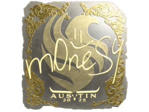Sticker | m0NESY (Gold) | Austin 2025