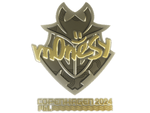 Sticker | m0NESY (Gold) | Copenhagen 2024