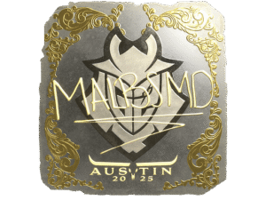 Sticker | malbsMd (Gold) | Austin 2025