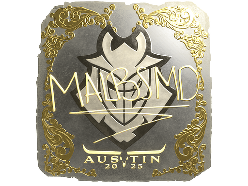 Sticker | malbsMd (Gold) | Austin 2025