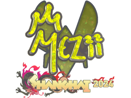 Sticker | mezii (Glitter) | Shanghai 2024