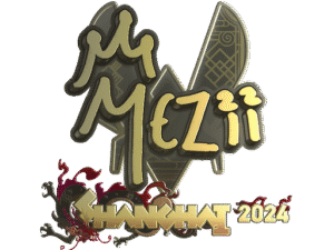Sticker | mezii (Gold) | Shanghai 2024