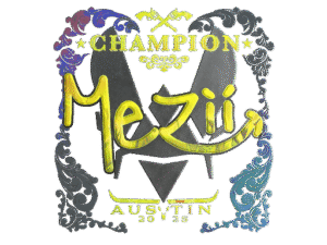 Sticker | mezii (Holo, Champion) | Austin 2025