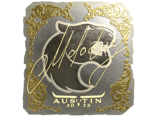Sticker | molodoy (Gold) | Austin 2025