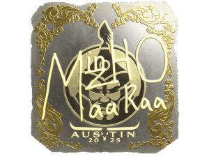 Sticker | mzinho (Gold) | Austin 2025