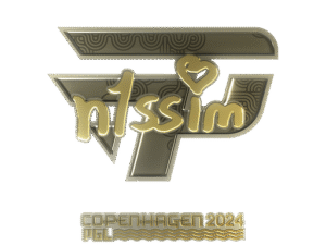 Sticker | n1ssim (Gold) | Copenhagen 2024
