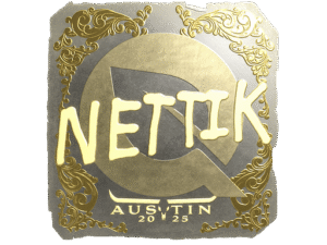 Sticker | nettik (Gold) | Austin 2025