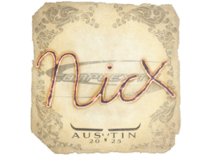 Sticker | nicx | Austin 2025