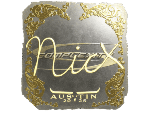 Sticker | nicx (Gold) | Austin 2025