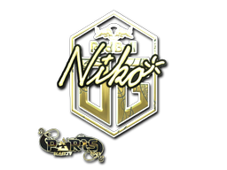 Sticker | niko (Gold) | Paris 2023