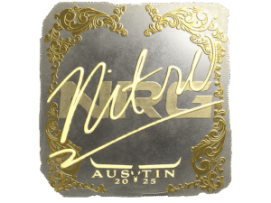 Sticker | nitr0 (Gold) | Austin 2025