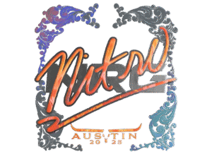 Sticker | nitr0 (Holo) | Austin 2025