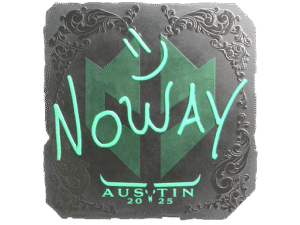 Sticker | noway (Foil) | Austin 2025