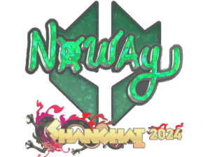 Sticker | noway (Glitter) | Shanghai 2024