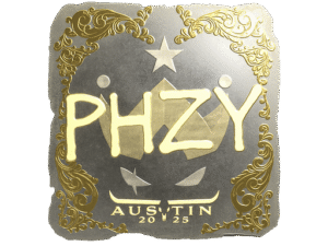 Sticker | phzy (Gold) | Austin 2025