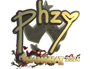 Sticker | phzy (Gold) | Shanghai 2024