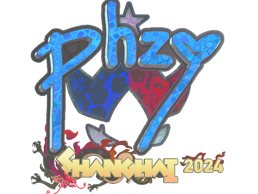 Sticker | phzy (Holo) | Shanghai 2024