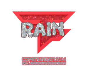 Sticker | rain (Glitter) | Copenhagen 2024