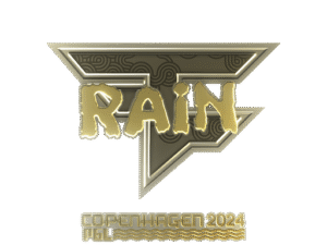 Sticker | rain (Gold) | Copenhagen 2024