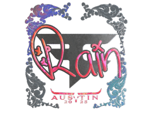 Sticker | rain (Holo) | Austin 2025