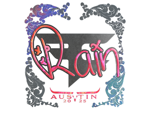 Sticker | rain (Holo) | Austin 2025