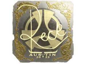 Sticker | reck (Gold) | Austin 2025