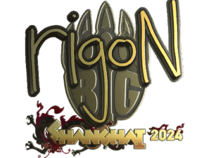 Sticker | rigoN (Gold) | Shanghai 2024