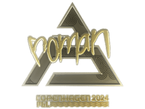 Sticker | roman (Gold) | Copenhagen 2024