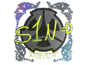 Sticker | s1n (Holo) | Austin 2025