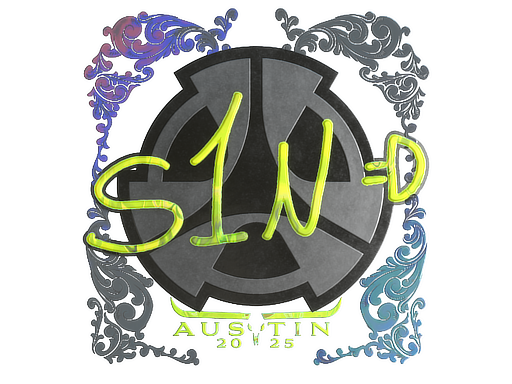 Sticker | s1n (Holo) | Austin 2025