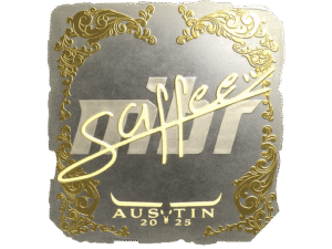 Sticker | saffee (Gold) | Austin 2025