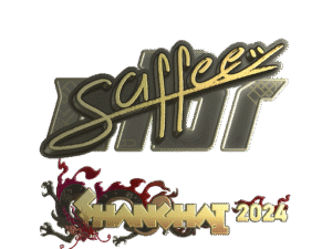 Sticker | saffee (Gold) | Shanghai 2024